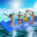 Weisshorn Floating Water Mat 3.5x1.8m Blue Foam Pool Platform