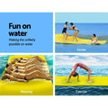 Weisshorn Water Mat 3.5x1.8m Floating Foam Pad Pool Island