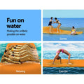 Weisshorn Floating Water Mat 5.5x1.8m Foam Pad Pool Island