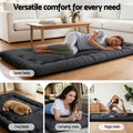 Giselle 10cm Foldable Futon Mattress Japanese Floor Bed Washable