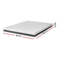Giselle Memory Foam Mattress Cool Gel 15cm Single Non Spring