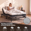 Giselle 18cm Single Memory Foam Mattress Dual Feel Reversible Charcoal Foam