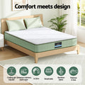 Giselle Memory Foam Mattress 25cm QUEEN Charcoal Zipper Cover
