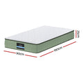 Giselle 25cm Memory Foam Mattress Single Charcoal Cool Gel