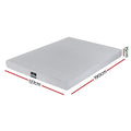 Giselle Cool Gel Memory Foam Mattress 7-Zone 15cm DOUBLE Charcoal