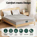 Giselle Cool Gel Memory Foam Mattress 7-Zone 15cm DOUBLE Charcoal