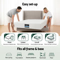 Giselle 20cm Memory Foam Mattress Green Tea KING SINGLE