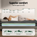 Giselle 18cm Memory Foam Mattress DOUBLE Cool Gel Green Tea