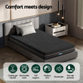 Giselle 18cm Memory Foam Mattress SINGLE Cool Gel Green Tea