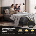 Giselle 25cm Double Memory Foam Mattress Gel Infused Foam Removable Cover