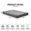 Giselle 25cm Queen Memory Foam Mattress Gel Infused Foam Removable Cover