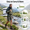 Giselle Folding Mattress Single 8cm Foldable Camping Travel Roll-Up Floor Bed