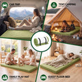 Giselle Folding Mattress Single 8cm Foldable Camping Travel Roll-Up Floor Bed