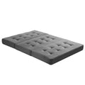Giselle DOUBLE Folding Mattress 15cm Foldable Foam Portable Bed Camping Mat Grey