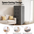 Giselle DOUBLE Folding Mattress 15cm Foldable Foam Portable Bed Camping Mat Grey
