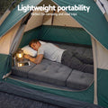 Giselle DOUBLE Folding Mattress 15cm Foldable Foam Portable Bed Camping Mat Grey