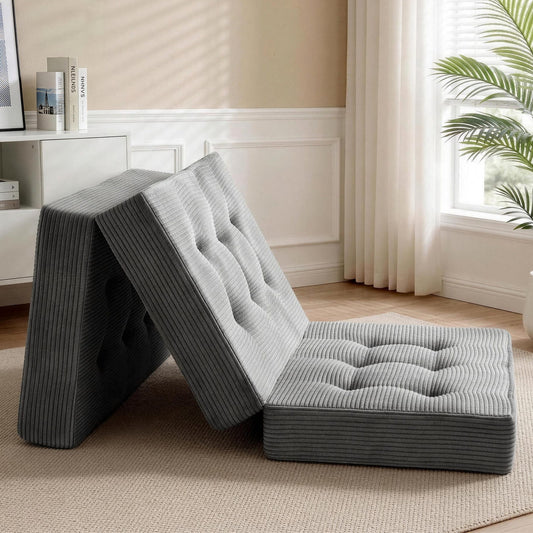 Giselle Single Folding Mattress 15cm Foam Portable Guest Sofa Bed