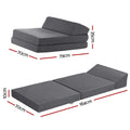 Giselle Trifold Foldable Mattress Sofa Bed Camping Mat