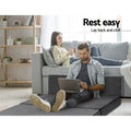 Giselle Foldable Foam Mattress DOUBLE Grey Folding Bed Mat