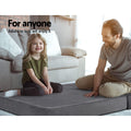 Giselle Foldable Foam Mattress DOUBLE Grey Folding Bed Mat