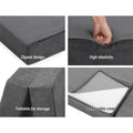 Giselle Foldable Foam Mattress DOUBLE Grey Folding Bed Mat