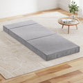 Giselle Foldable Foam Mattress Light Grey Single Bed Mat