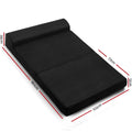 Giselle Foldable Foam Mattress DOUBLE Black Bed Mat