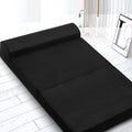 Giselle Foldable Foam Mattress DOUBLE Black Bed Mat