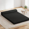 Giselle Foldable Foam Mattress DOUBLE Black Bed Mat