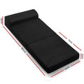 Giselle Foldable Foam Mattress Black Folding Bed Mat