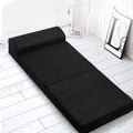 Giselle Foldable Foam Mattress Black Folding Bed Mat