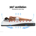 Giselle Memory Foam Mattress Cool Gel 21cm Double Non Spring