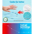 Giselle Memory Foam Mattress Cool Gel 25cm KING SINGLE