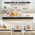 Giselle Foldable Foam Mattress DOUBLE Bamboo Cover Folding