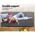 Giselle Foldable Foam Mattress Single Grey