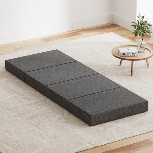 Giselle Foldable Foam Mattress Single Grey