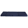 Giselle Foldable Foam Mattress Double Blue Portable Floor Mat