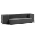 Giselle Foldable Foam Mattress Sofa Bed Chair Grey 80cm