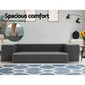 Giselle Foldable Foam Mattress Sofa Bed Chair Grey 80cm