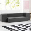 Giselle Foldable Foam Mattress Sofa Bed Chair Grey 80cm