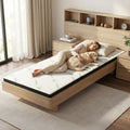 Giselle Folding Mattress 5cm Single Foldable Foam Bamboo Portable Camping Guest Bed Mat