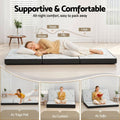 Giselle Foldable Foam Mattress QUEEN Bamboo Portable Bed