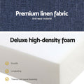 Giselle Foldable Foam Mattress Single Blue