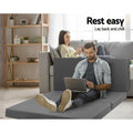 Giselle Foldable Foam Mattress DOUBLE Grey Folding