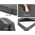 Giselle Foldable Foam Mattress DOUBLE Grey Folding
