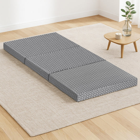 Giselle Foldable Memory Foam Trifold Sofa Bed Mattress Camping Mat