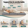 Giselle Foldable Memory Foam Trifold Sofa Bed Mattress Camping Mat
