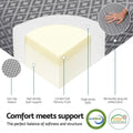 Giselle Foldable Memory Foam Trifold Sofa Bed Mattress Camping Mat