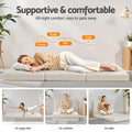 Giselle 3-Fold Foldable Foam Mattress Fleece Portable Mattress