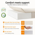 Giselle 3-Fold Foldable Foam Mattress Fleece Portable Mattress